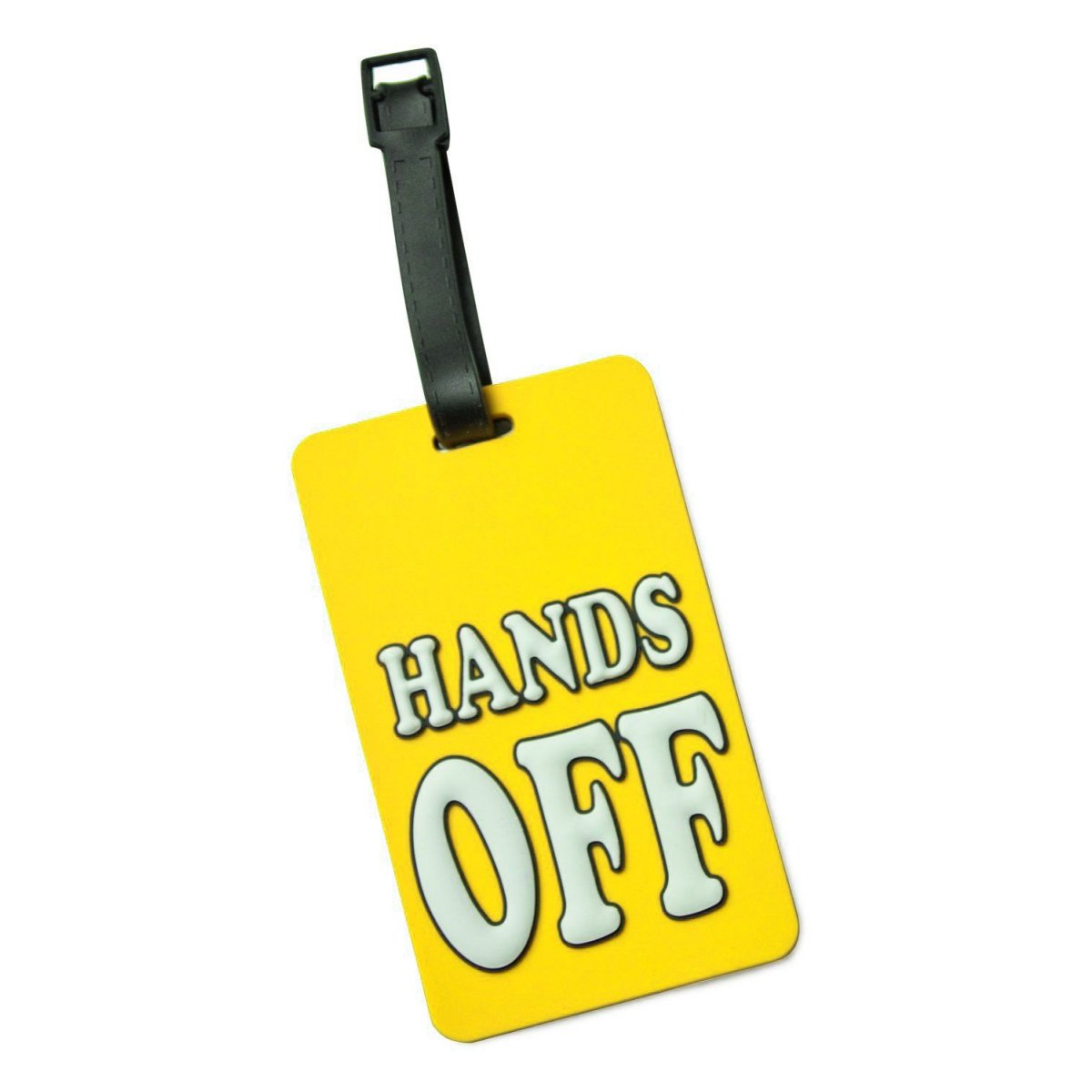 Kofferanhänger - Namensschild Gelb im Hands Off Design Kofferanhänger - Namensschild Gelb im Hands Off Design von Hauptstadtkoffer
