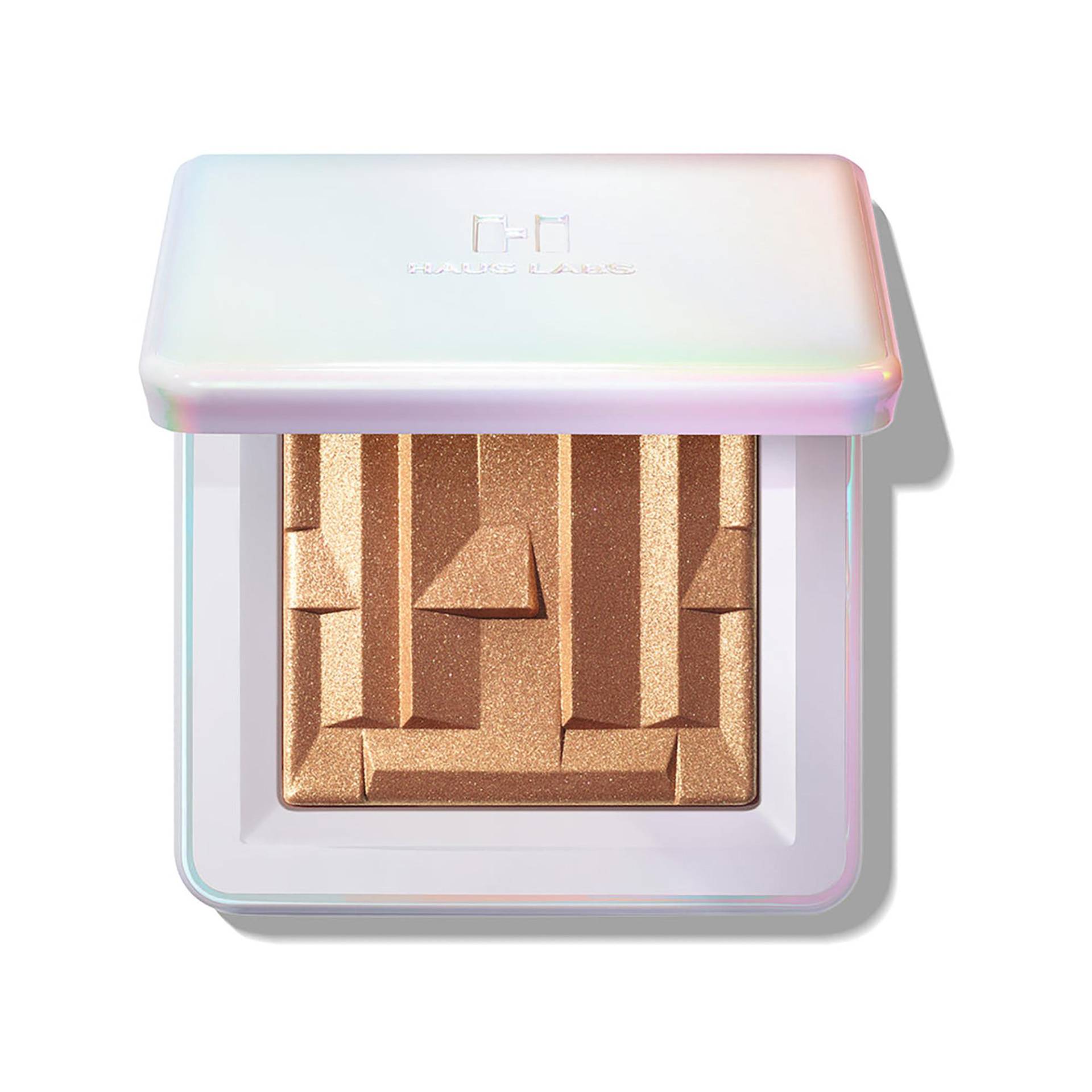 Haus Labs - Glanzpuder mit fermentierter Arnika, Bio-Radiant Gel-Powder Highlighter, 7 g, Golden Pyrite von Haus Labs