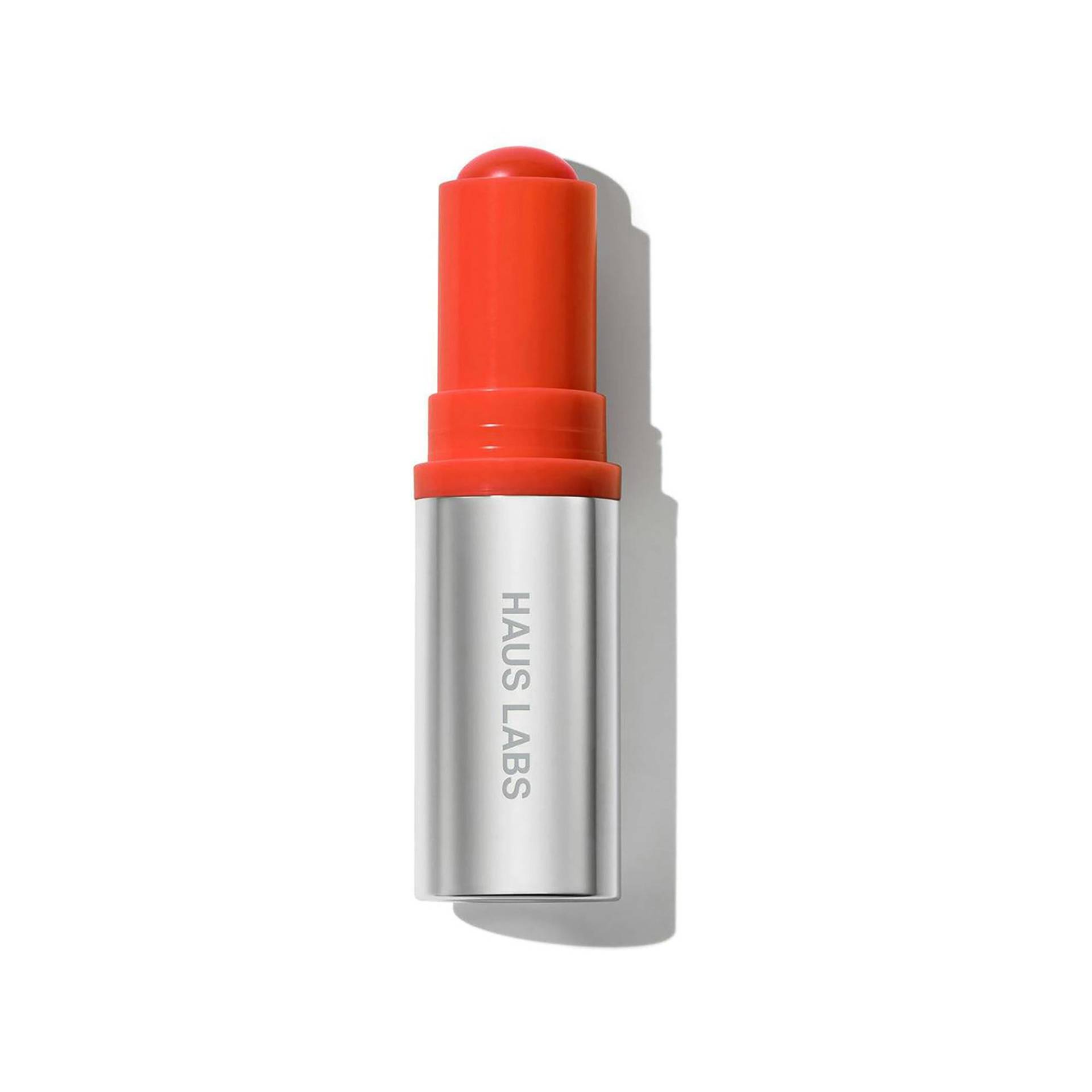 Haus Labs - Color Fuse Longwear Glassy Lip + Cheek Balm Blush Stick Cremiges Rouge, 5 g, Tangelo von Haus Labs