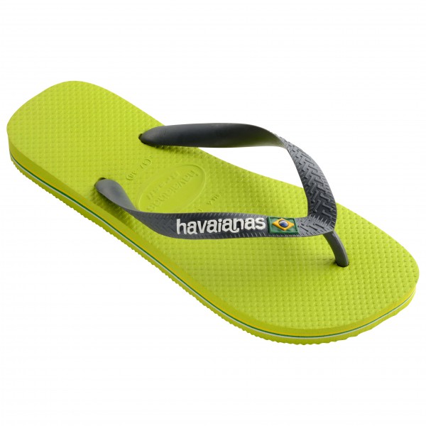 Havaianas - Brasil Logo - Sandalen Gr 35/36 blau;grau von Havaianas