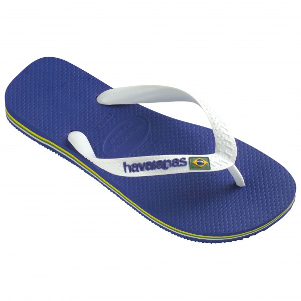 Havaianas - Brasil Logo - Sandalen Gr 35/36 blau von Havaianas