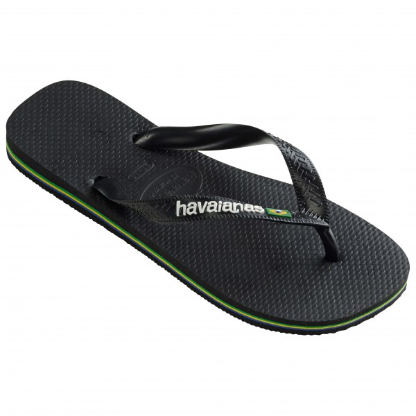 Havaianas - Kid's Brasil Logo - Sandalen Gr 27/28 schwarz von Havaianas