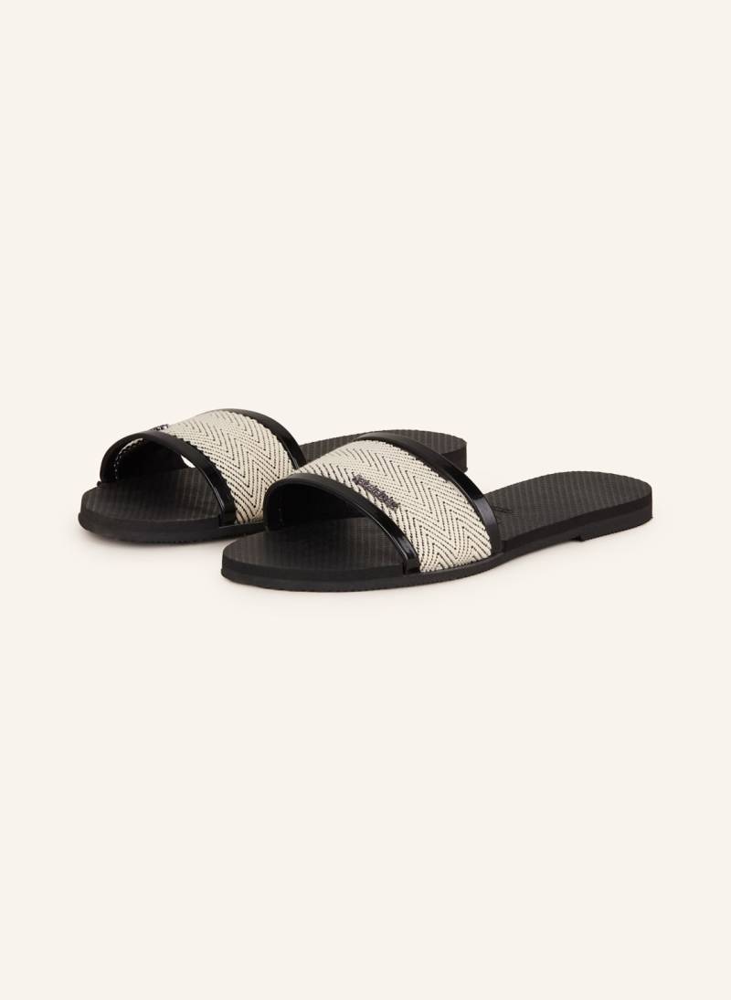 Havaianas Pantoletten You Trancoso schwarz von Havaianas