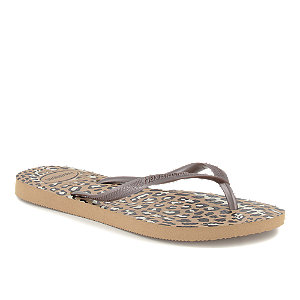 Havaianas Slim Animals Damen Flip Flop Gold von Havaianas