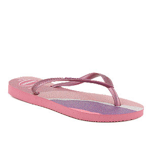 Havaianas Slim Palette Glow Mädchen Flip Flop Rosa von Havaianas