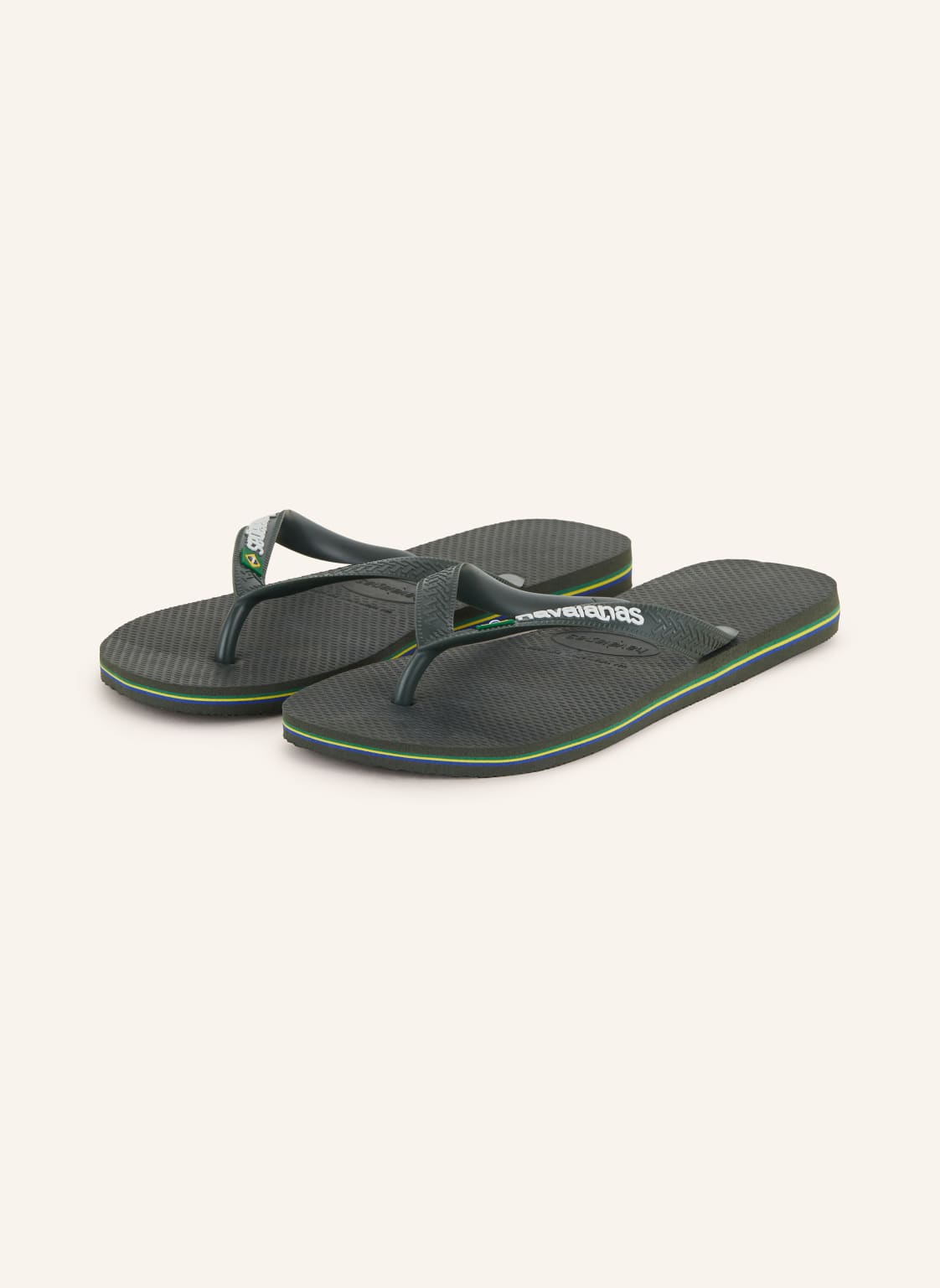 Havaianas Zehentrenner Brazil gruen von Havaianas