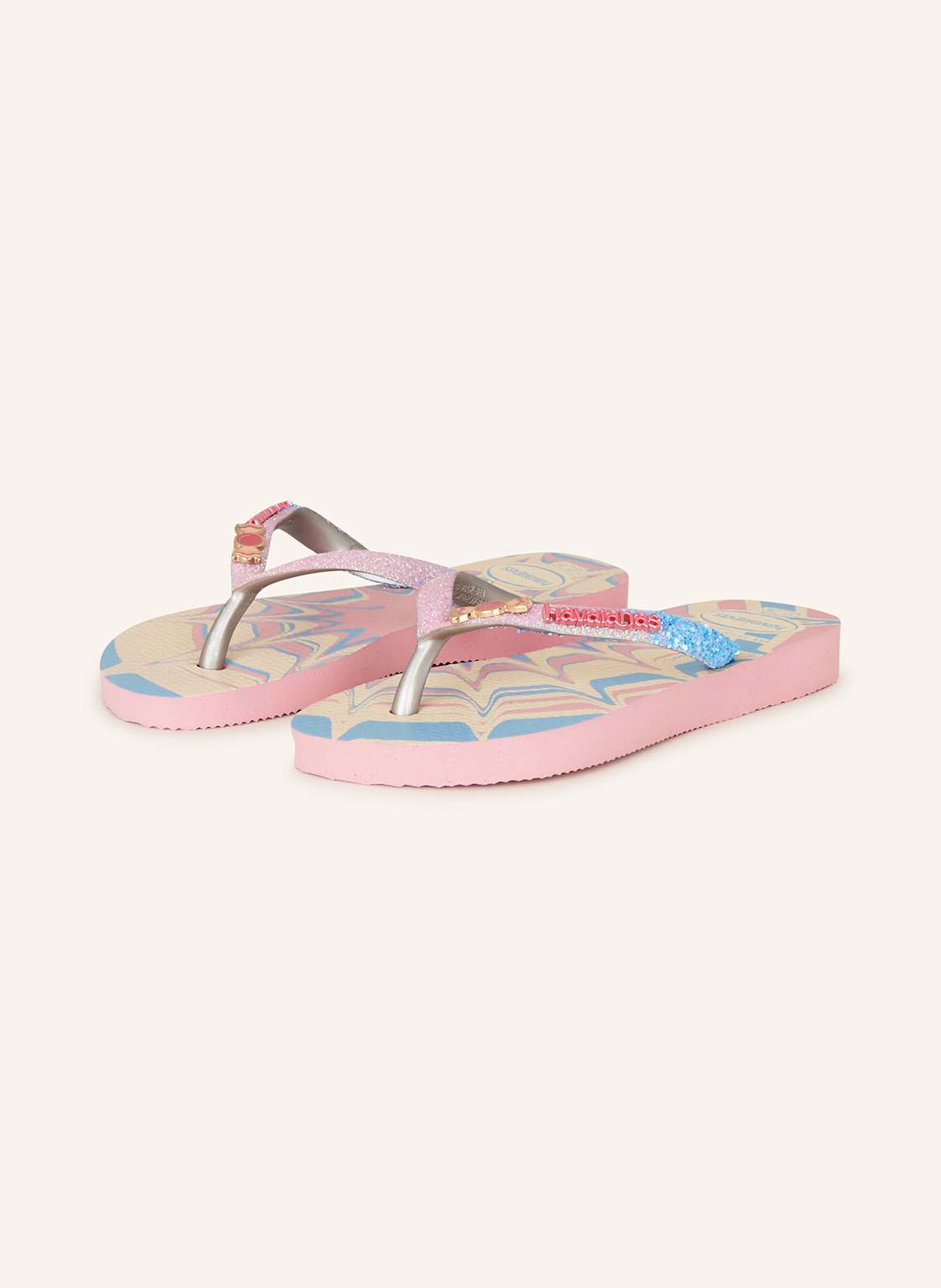 Havaianas Zehentrenner Glitter Trendy rosa von Havaianas