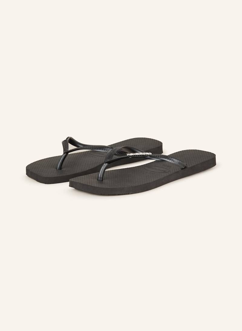 Havaianas Zehentrenner Metallic schwarz von Havaianas