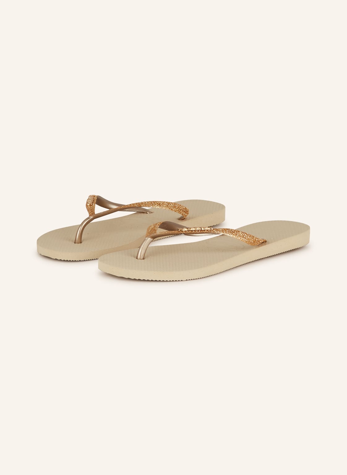 Havaianas Zehentrenner Slim Glitter Ii beige von Havaianas