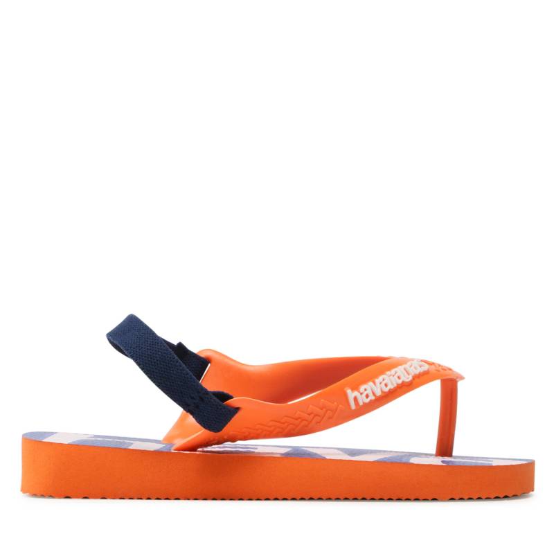 Sandalen Havaianas Baby Logomania 41457959797 Orange von Havaianas