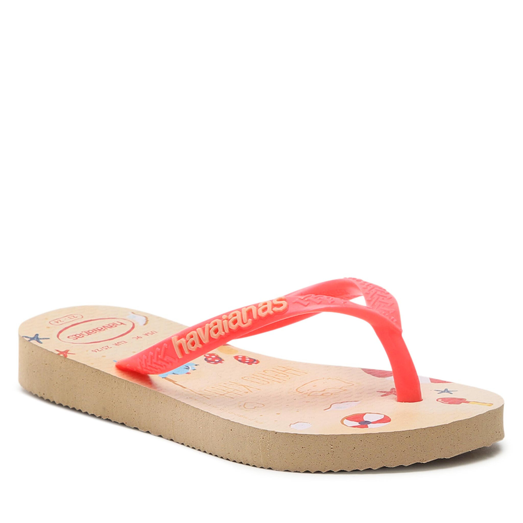 Zehentrenner Havaianas Sl Hello Kitty 41457480570 Rot von Havaianas