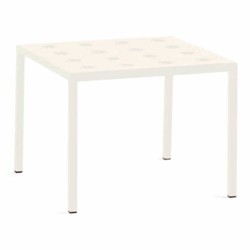 Balcony Low Table Beistelltisch, Farbe chalk beige von Hay