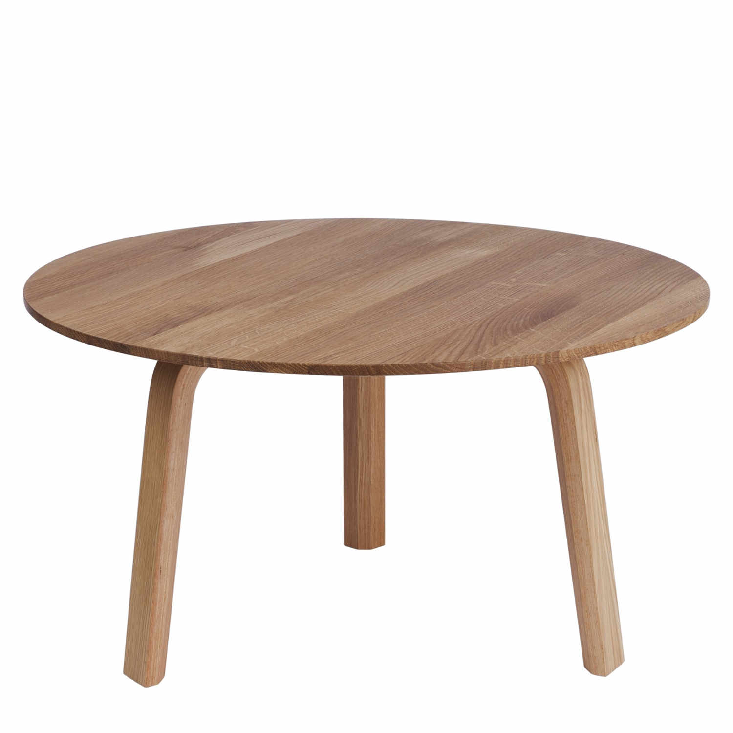 Bella Coffee Table, Ausführung Tischplatte/-beine geölt - massive eiche/eichenfurnier, Grösse ø 45 cm, höhe: 39 cm von Hay