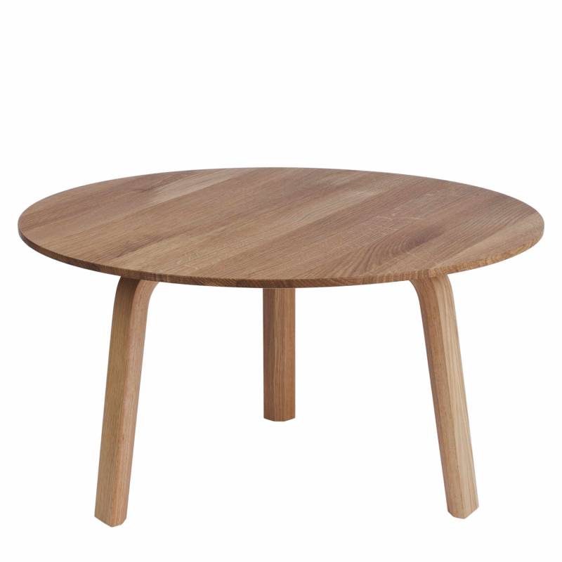 Bella Coffee Table, Ausführung Tischplatte/-beine geölt - massive eiche/eichenfurnier, Grösse ø 45 cm, höhe: 39 cm von Hay