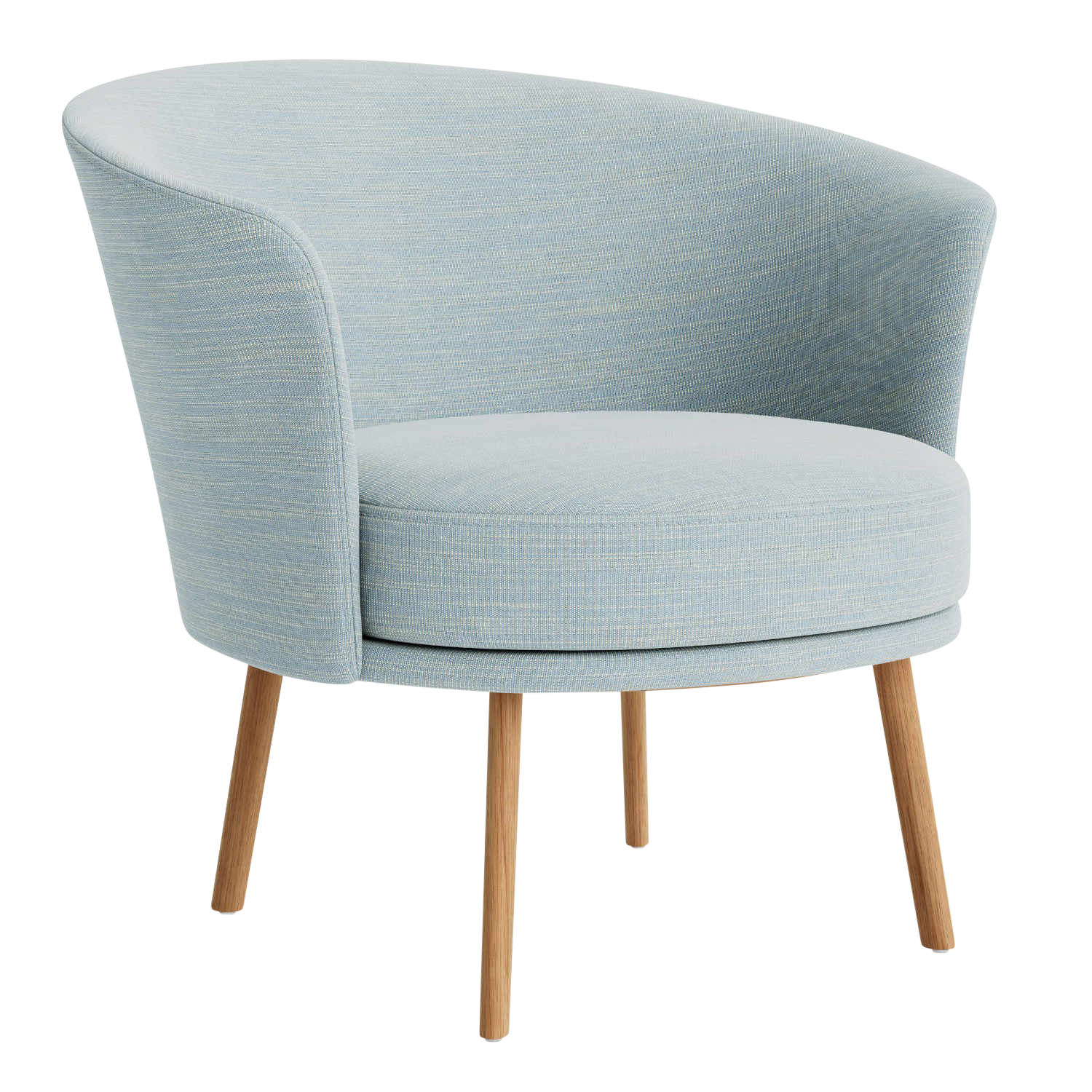 Dorso Sessel, Stoff 0123 remix by kvadrat, Untergestell stahl, chrom Dorso Sessel, Stoff 0123 remix by kvadrat, Untergestell stahl, chrom von Hay
