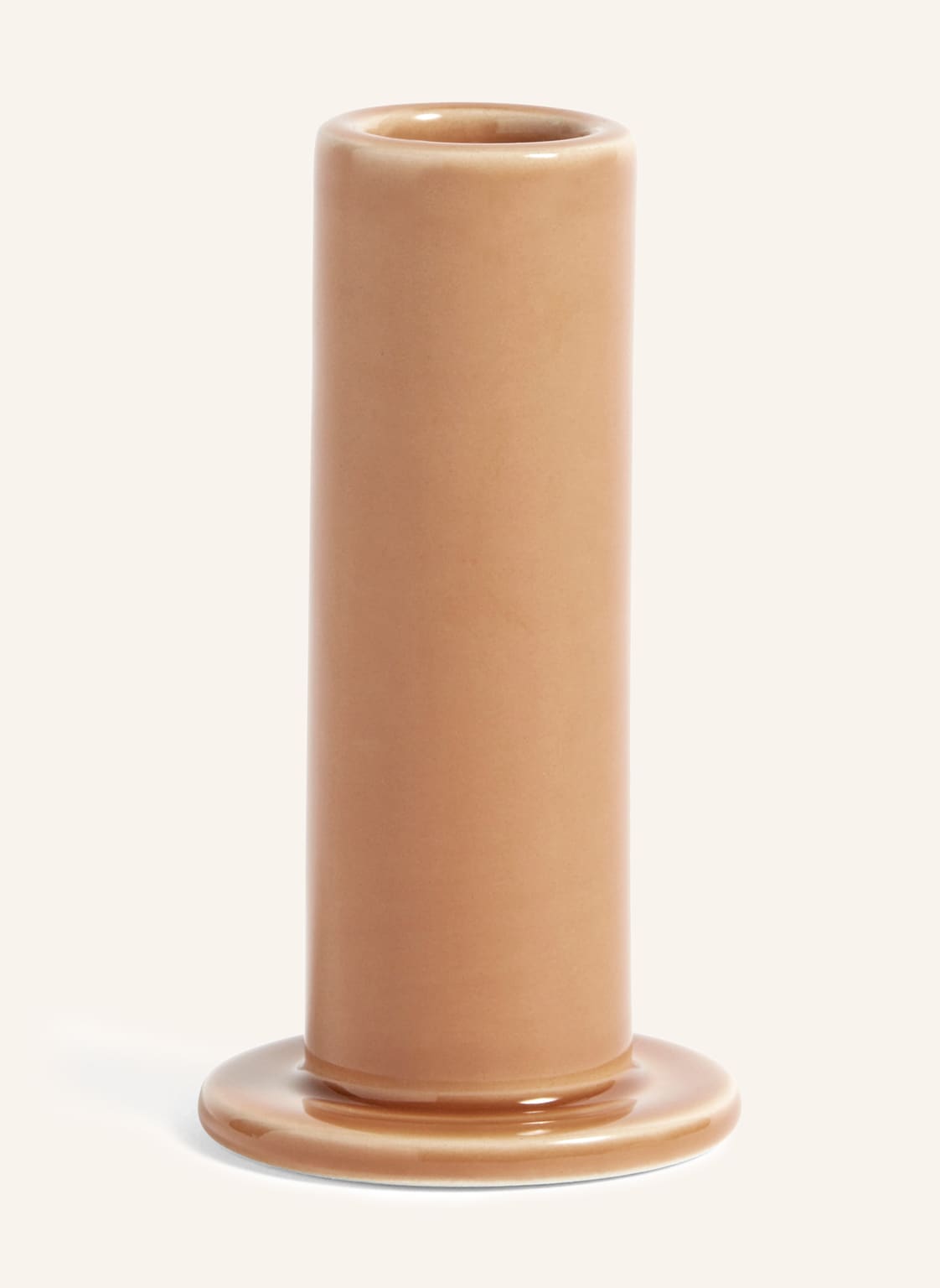 Hay Kerzenhalter Tube M beige von Hay