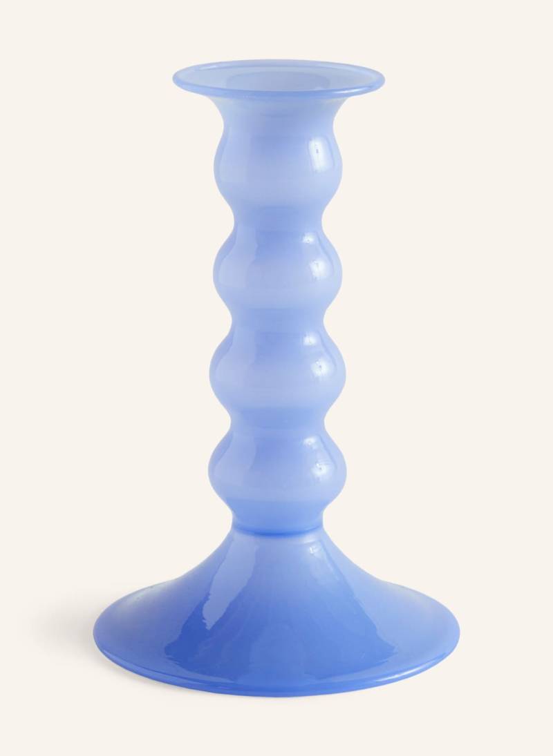 Hay Kerzenhalter Wavy Small blau Hay Kerzenhalter Wavy Small blau von Hay