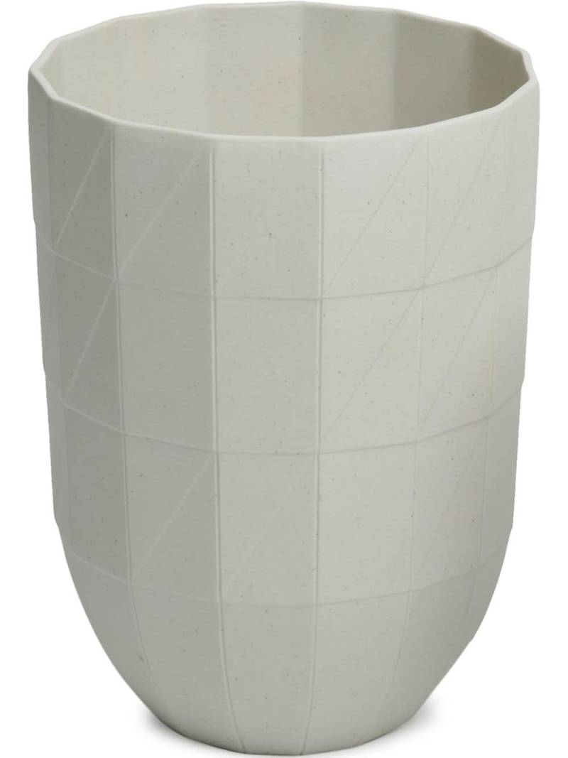 HAY Paper Porcelain textured vase - Grey von HAY