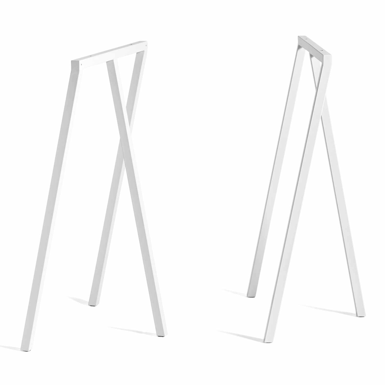 Loop Stand Frame High 2er-Set Tischböcke, Farbe weiss pulverbeschichtet Loop Stand Frame High 2er-Set Tischböcke, Farbe weiss pulverbeschichtet von Hay