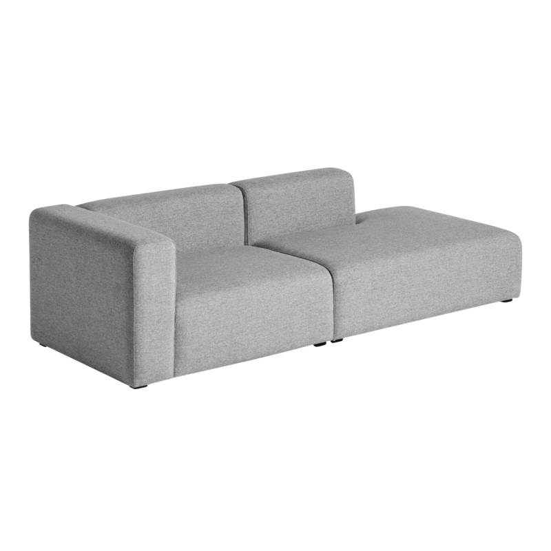 MAGS 2.5er Stoffsofa Combination 2, Bezug steelcut trio 0883, Armlehne (vor dem Sofa stehend) links von Hay