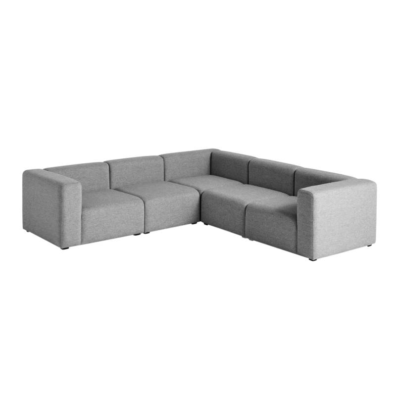 MAGS Corner Stoffsofa Combination 1, Bezug steelcut trio 0236, Armlehne (vor dem Sofa stehend) links von Hay