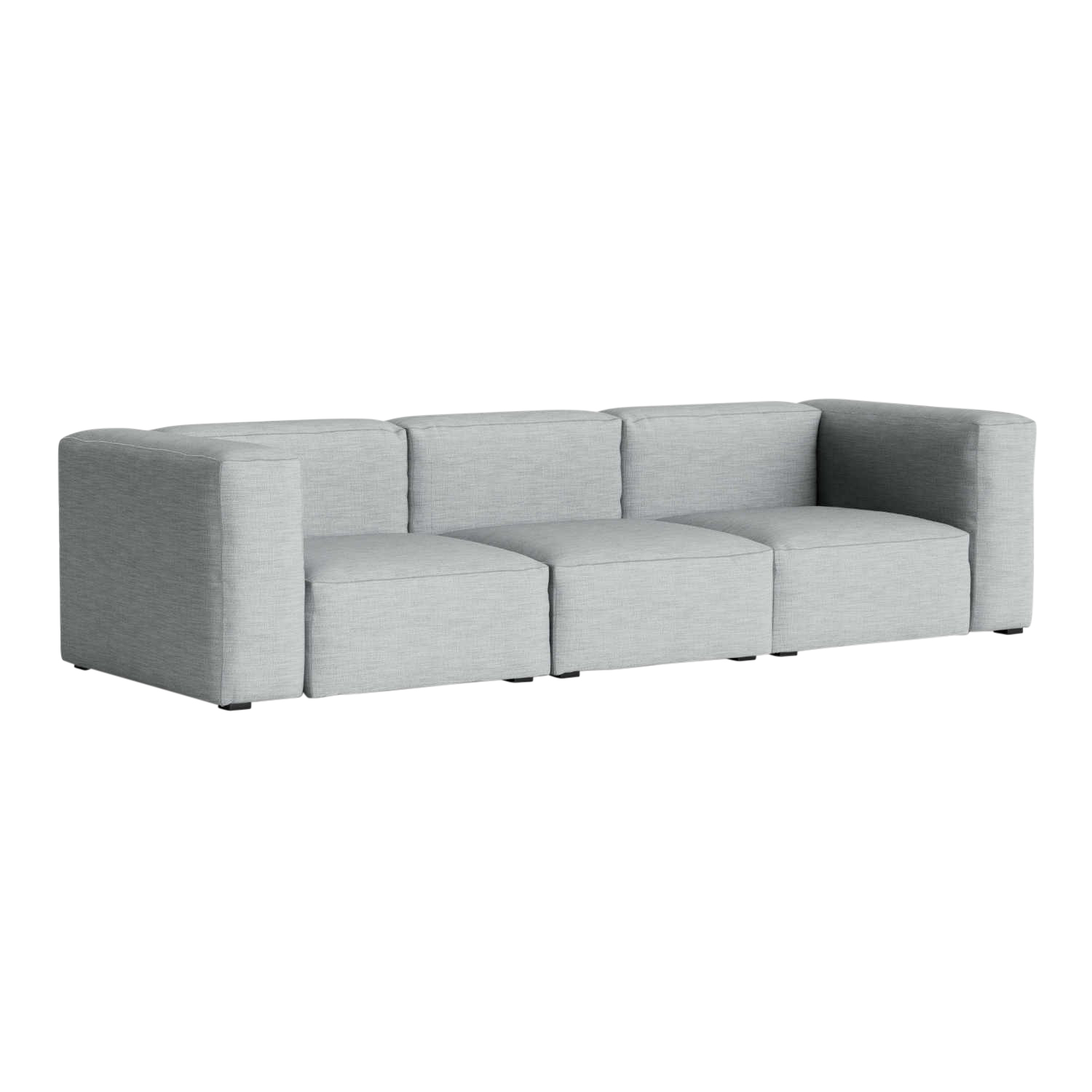 MAGS SOFT 3er Stoffsofa Combination 1, Bezug steelcut trio 0526 von Hay