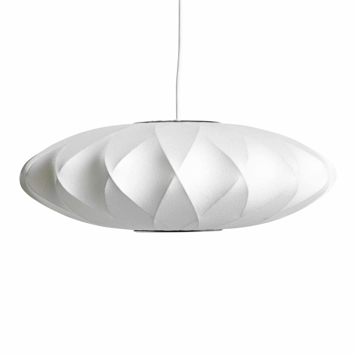 Nelson Saucer Crisscross Bubble Pendant LED Pendelleuchte, Grösse s, h. 19 cm von Hay