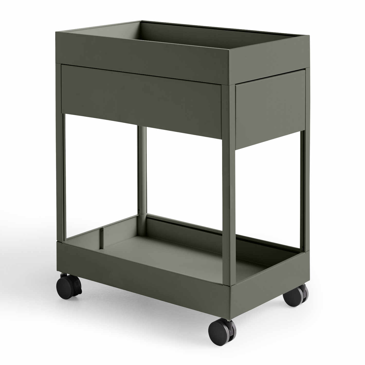 New Order Trolley A Rollkorpus, Farbe army grün von Hay