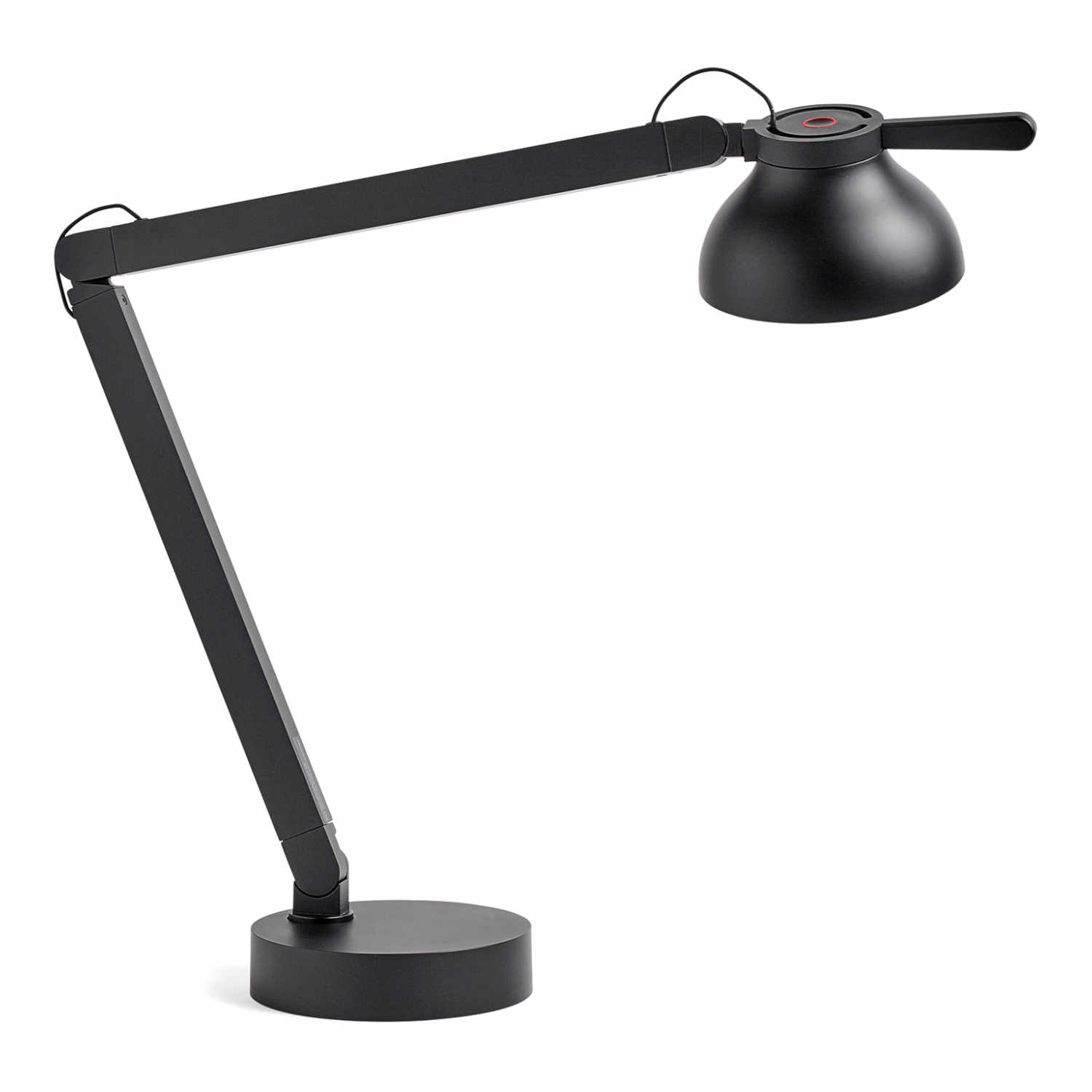 PC Double Arm LED Table Base Tischleuchte, Farbe soft schwarz PC Double Arm LED Table Base Tischleuchte, Farbe soft schwarz von Hay