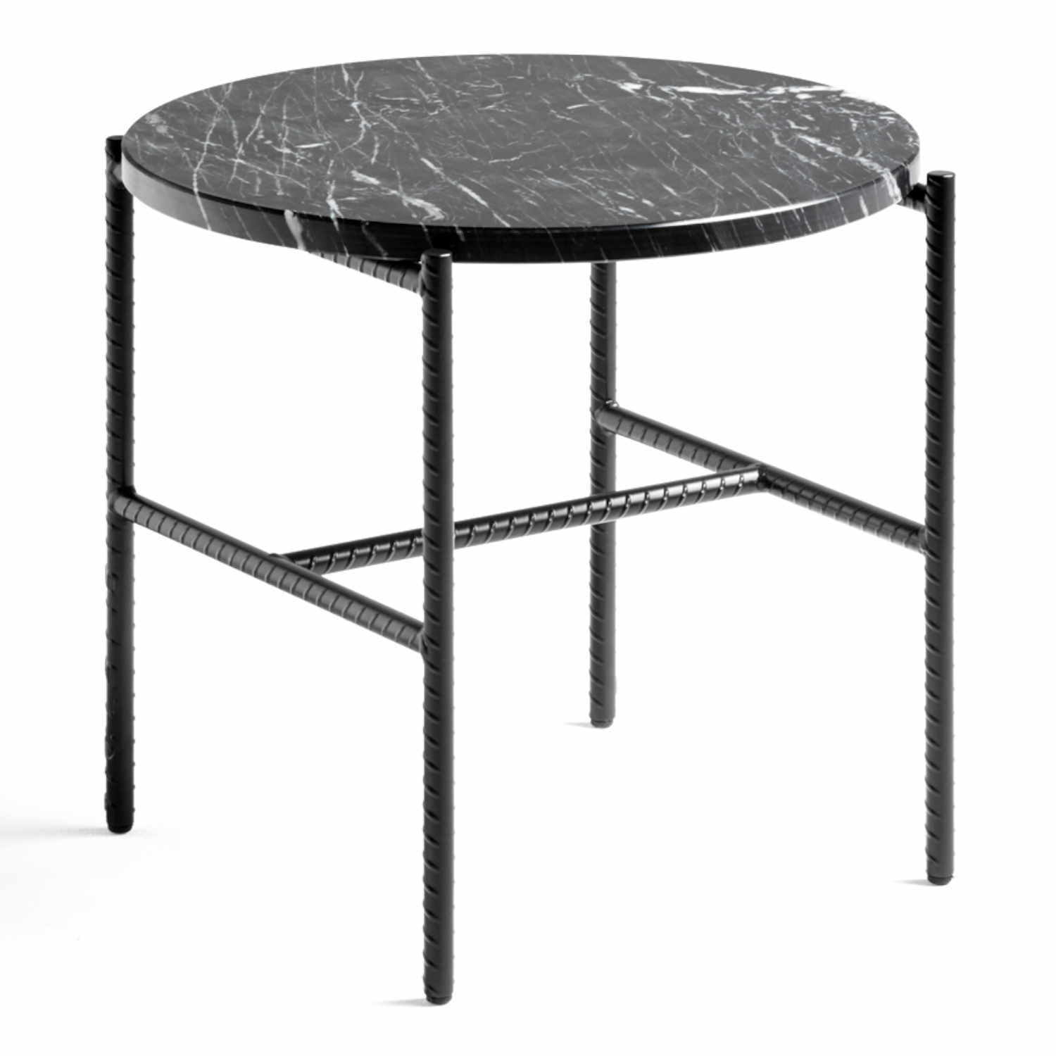 Rebar Side Table Round Beistelltisch, Tischplatte marmor Rebar Side Table Round Beistelltisch, Tischplatte marmor von Hay