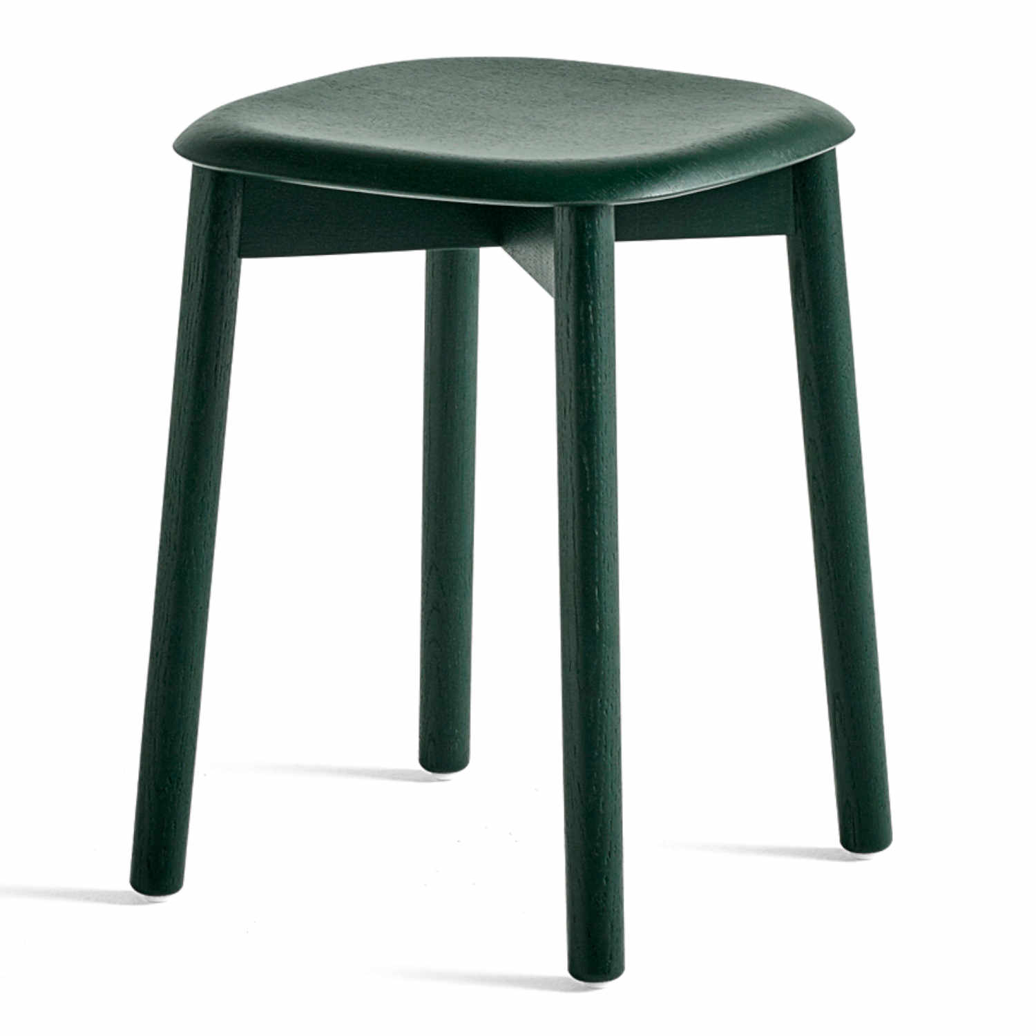 Soft Edge 72 Hocker, Ausführung eiche hunter wasserbasiert lackiert Soft Edge 72 Hocker, Ausführung eiche hunter wasserbasiert lackiert von Hay