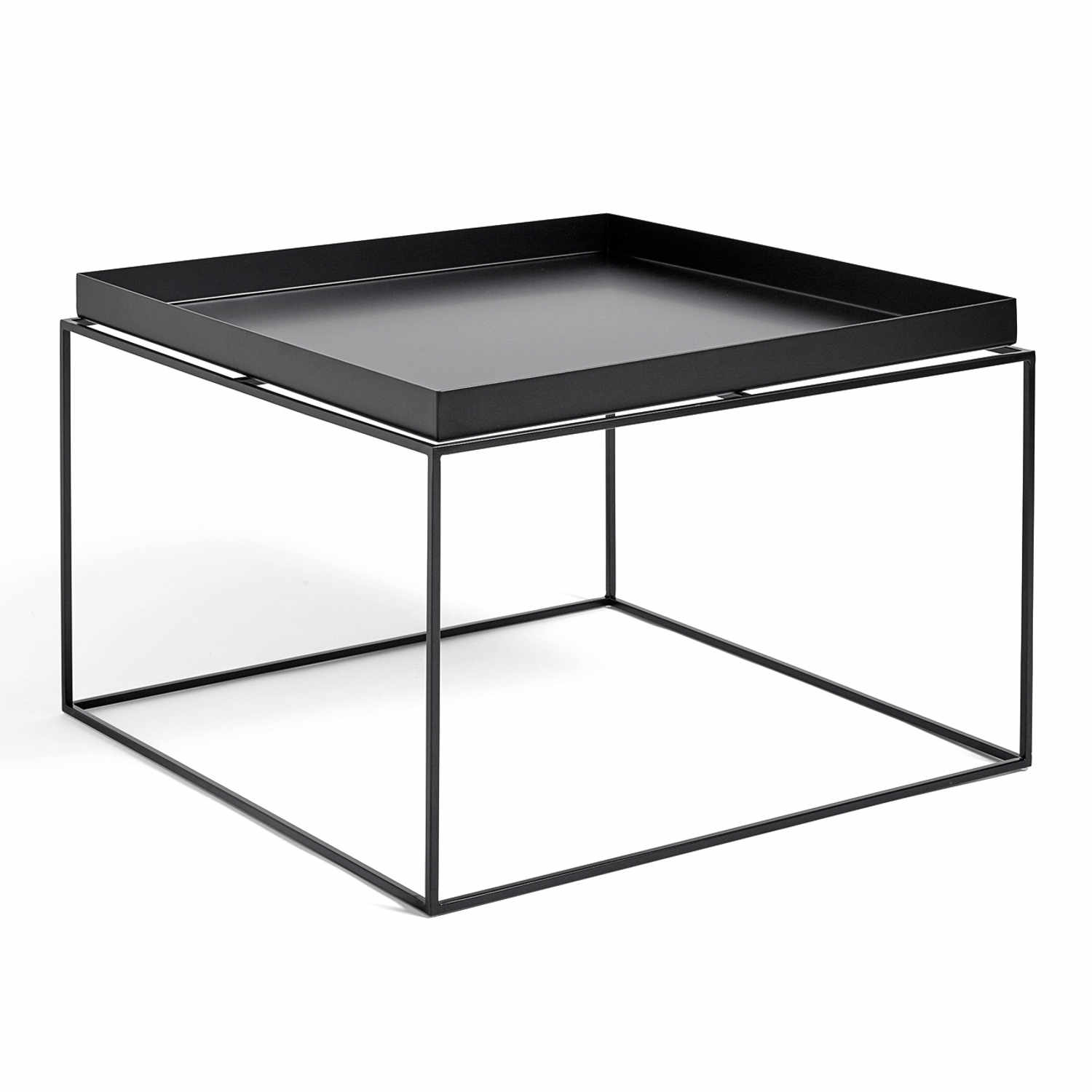 Tray Table Coffee Couchtisch, Farbe schwarz pulverbeschichtet von Hay