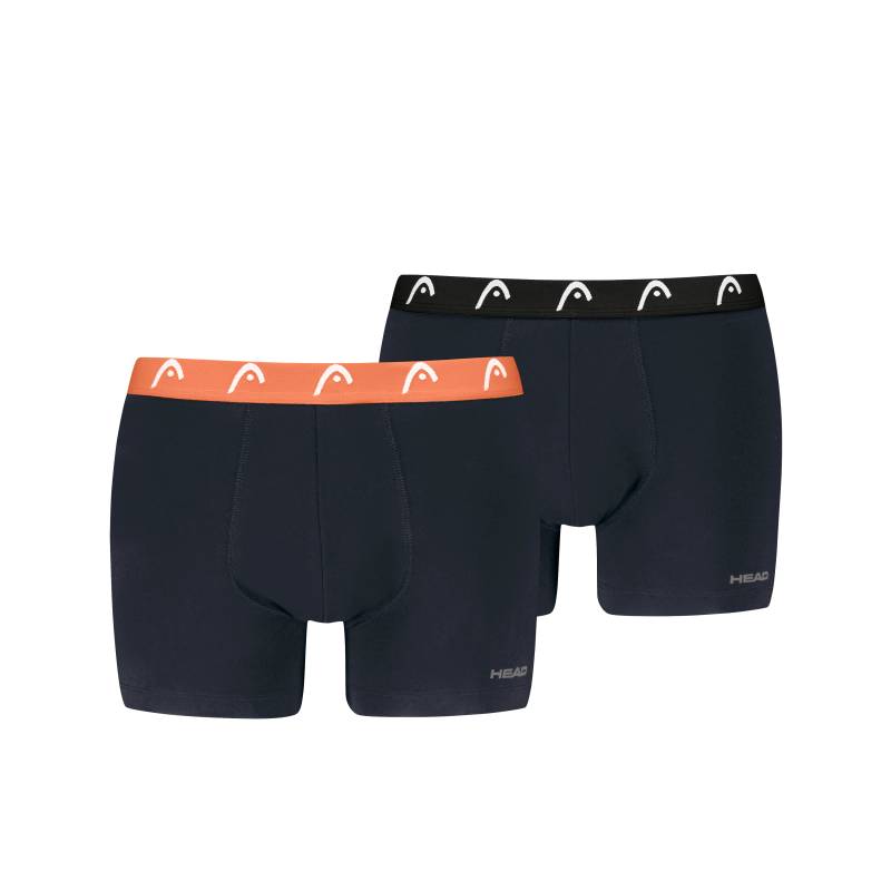 Head Boxershorts »HEAD MEN WISHBONE ELASTIC BOXER 2P«, (2er Pack), mit Logo-Bund von Head