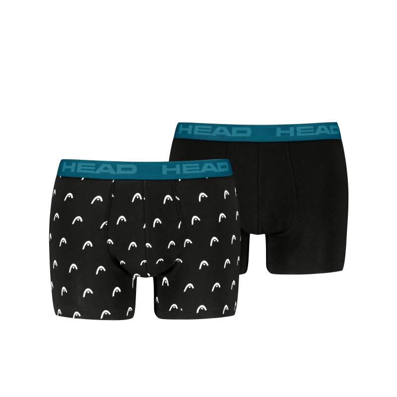 Head Boxershorts »HEAD MEN WISHBONE LOGO BOXER 2P«, (2er Pack), mit angenehmem 4-Wege-Stretch von Head