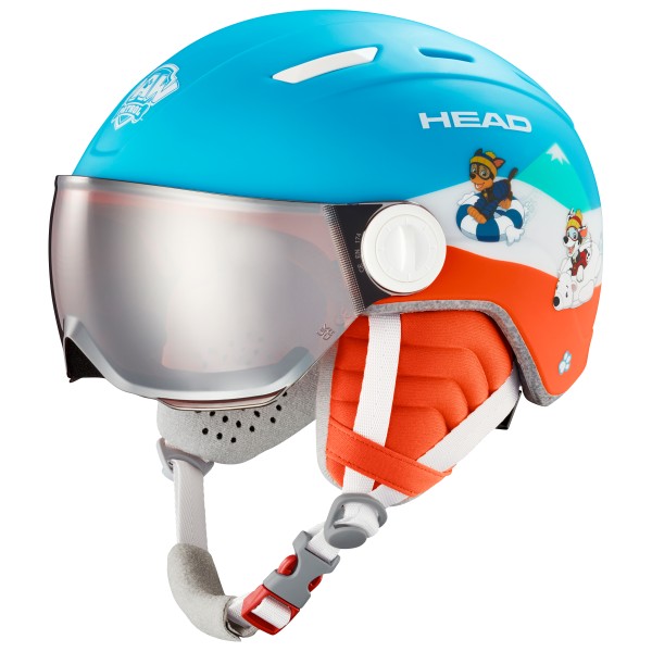 Head - Kid's Mojo Visor Paw S2 VLT 20% - Skihelm Gr XS/S;XXS bunt von Head