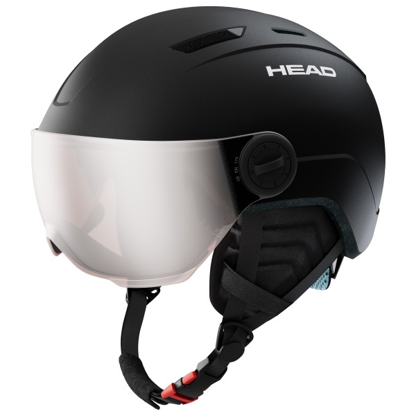 Head - Kid's Mojo Visor S2 (VLT 20%) - Skihelm Gr 52-56 cm - XS/S schwarz/grau von Head