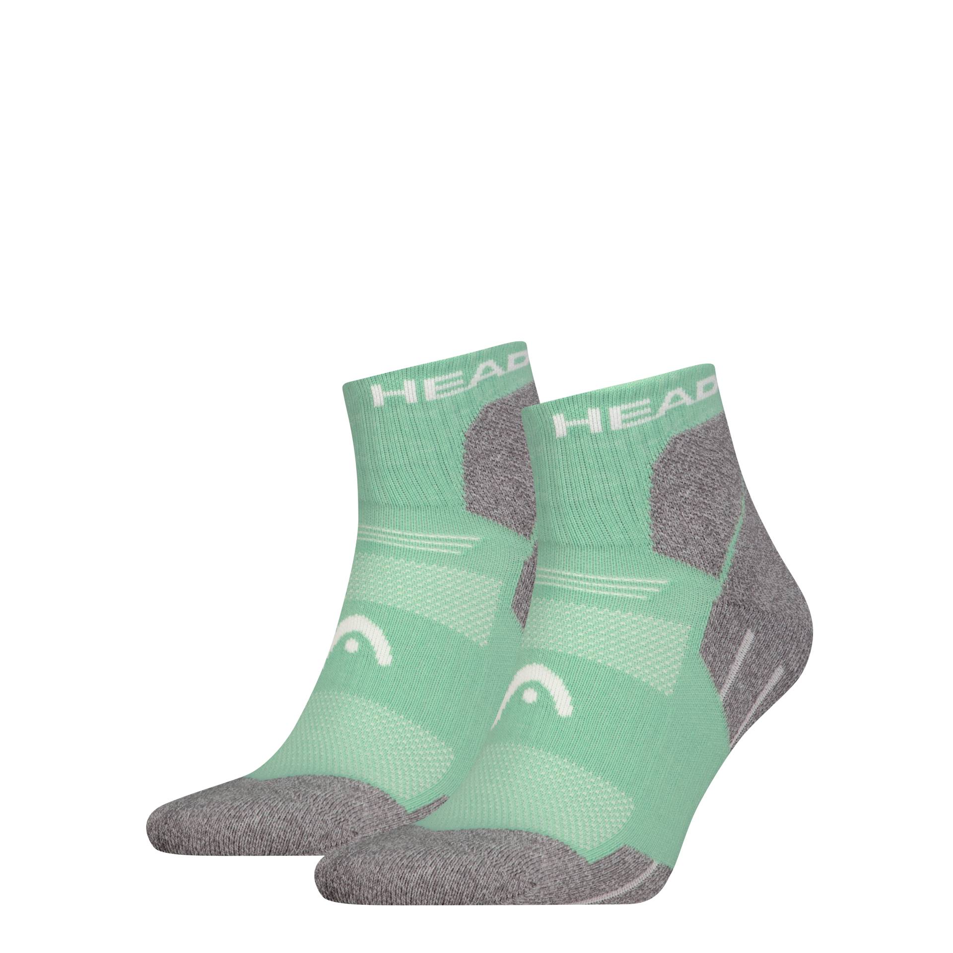 Head Kurzsocken »HEAD HIKING ALL CLIMATES QUARTER 2P«, (2 Paar, 2 Paar), mit Logostickerei von Head