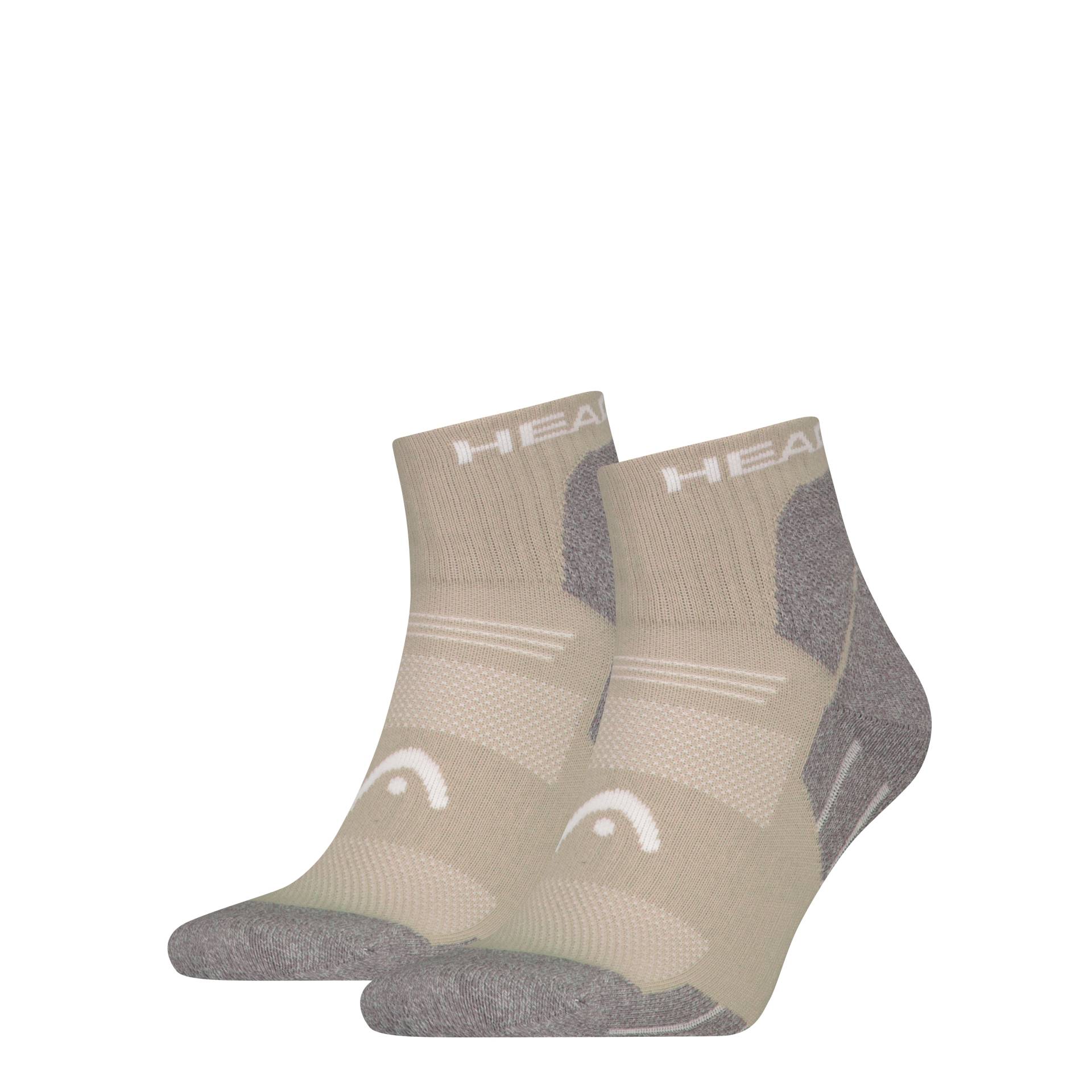 Head Kurzsocken »HEAD HIKING ALL CLIMATES QUARTER 2P«, (2er Pack), mit Logostickerei von Head