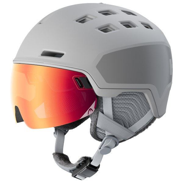 Head - Rachel Pro S2 (VLT 28%) - Skihelm Gr 52-55 cm - XS/S;56-59 cm - M/L grau;türkis von Head