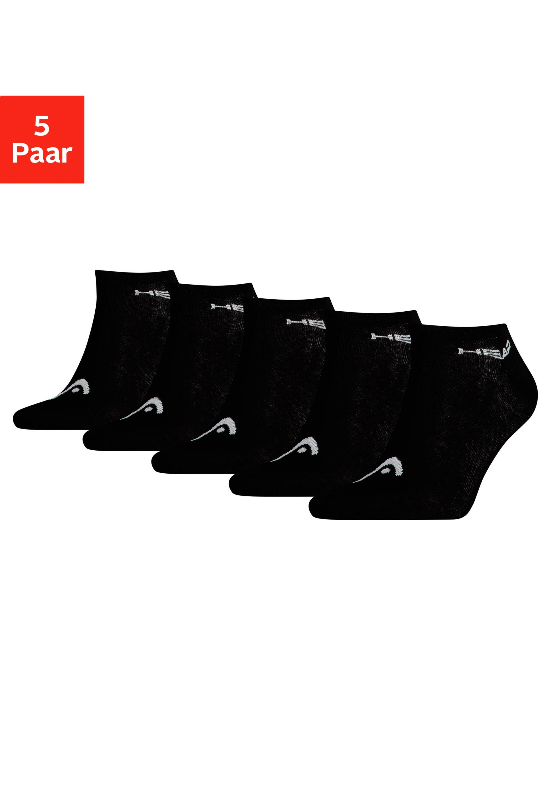 Head Sneakersocken, (5er-Pack), mit Logoschriftzug am Bündchen von Head