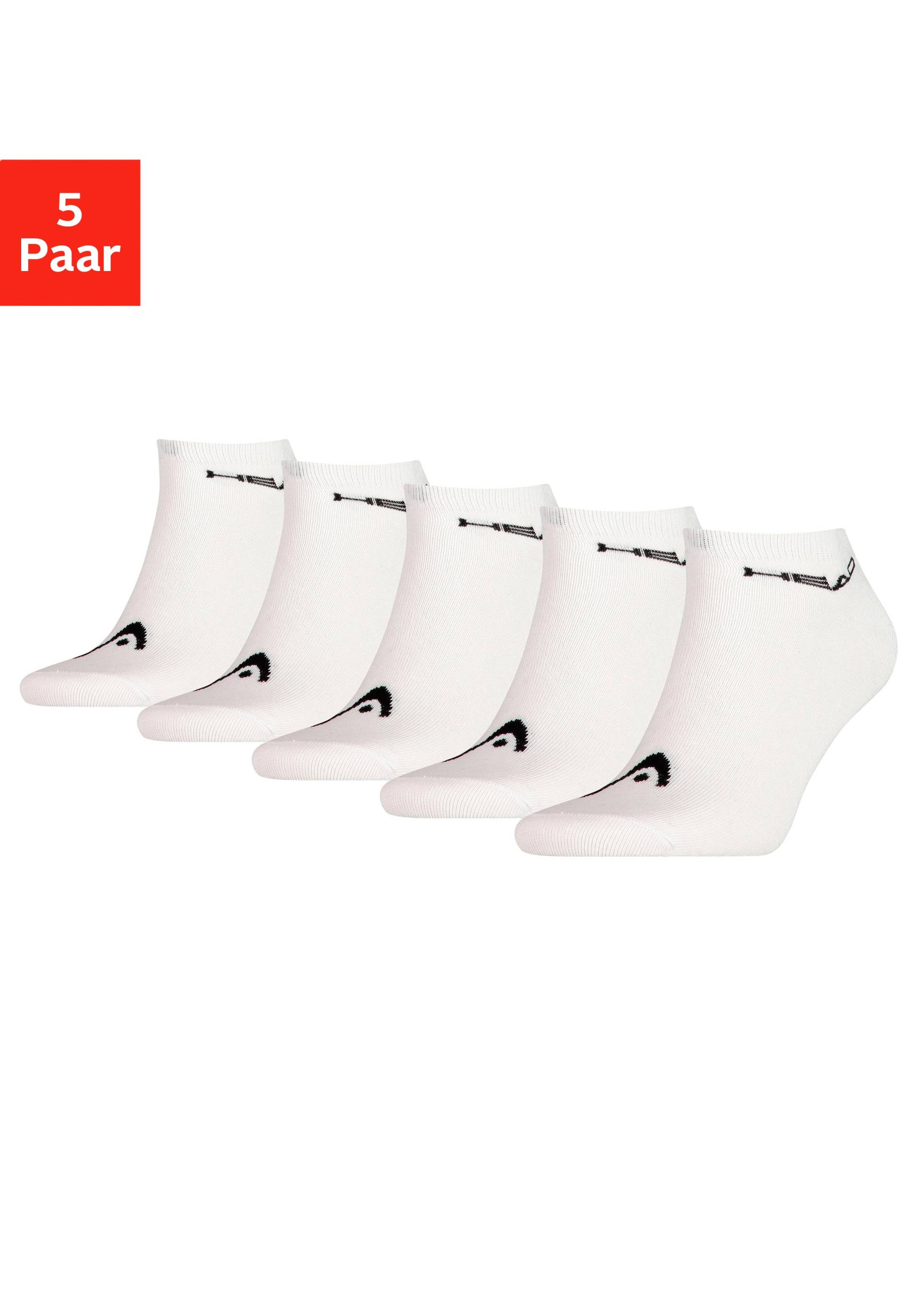 Head Sneakersocken, (5er-Pack), mit Logoschriftzug am Bündchen von Head