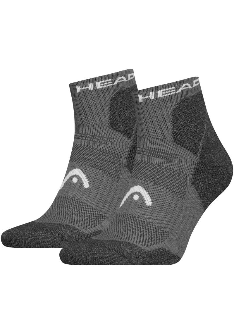 Head Kurzsocken »HEAD HIKING ALL CLIMATES QUARTER«, (2er Pack), mit Logostickerei von Head