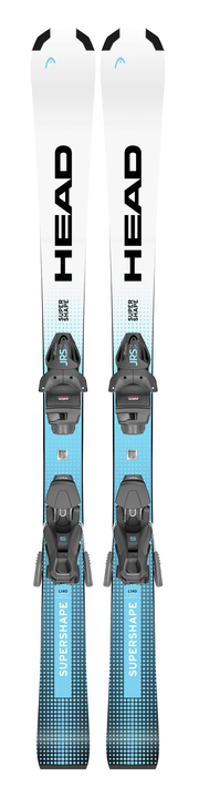 Head Supershape JRS inkl. JRS 7.5 GW Kinder Ski inkl. Bindung weiss von Head