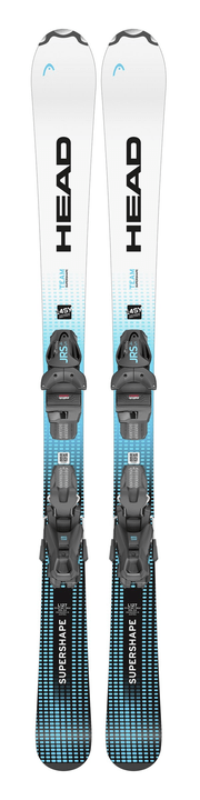 Head Supershape Team Easy JRSinkl.JRS 4.5/7.5 Kinder Ski inkl. Bindung weiss von Head