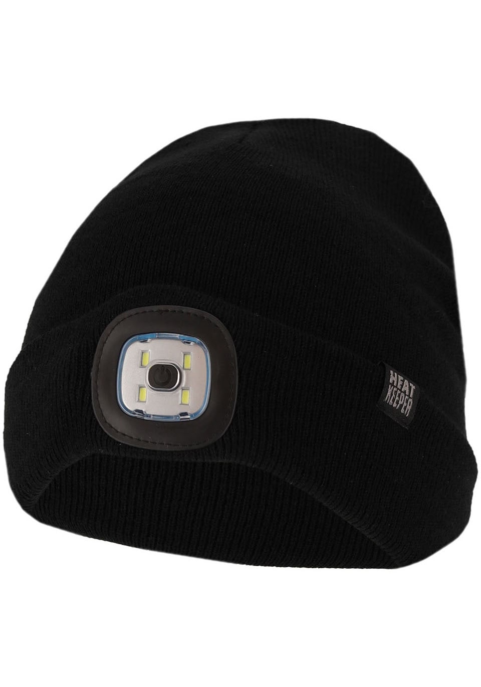 Heatkeeper Beanie »MEN THERMAL BEANIE+LED LIGHT RECHARGE«, wiederaufladbaren und abnehmbaren LED-Leuchte mit USB-Anschluss von Heatkeeper