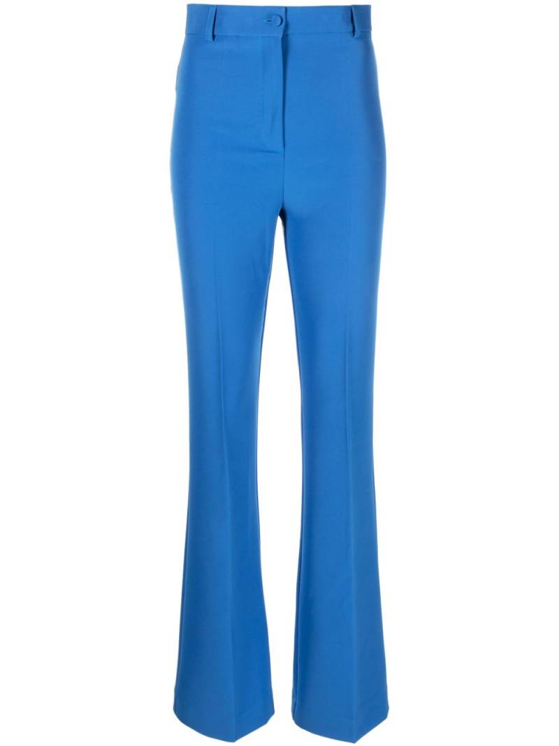 Hebe Studio Georgia flared tailored trousers - Blue von Hebe Studio