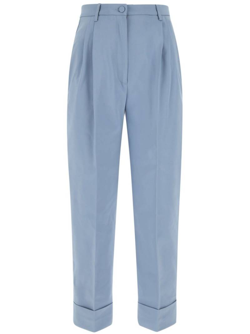 Hebe Studio tapered trousers - Blue von Hebe Studio