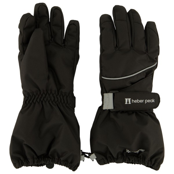 Heber Peak - Kids PinusHe. Glove - Handschuhe Gr 12-14 Years schwarz von Heber Peak