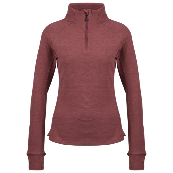 Heber Peak - Women's TimberHe. Fleece Half Zip - Fleecepullover Gr 3XL;L;M;S;XL;XS;XXL grau;rot von Heber Peak