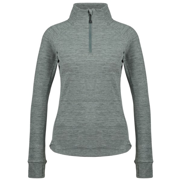 Heber Peak - Women's TimberHe. Fleece Half Zip - Fleecepullover Gr M grau von Heber Peak